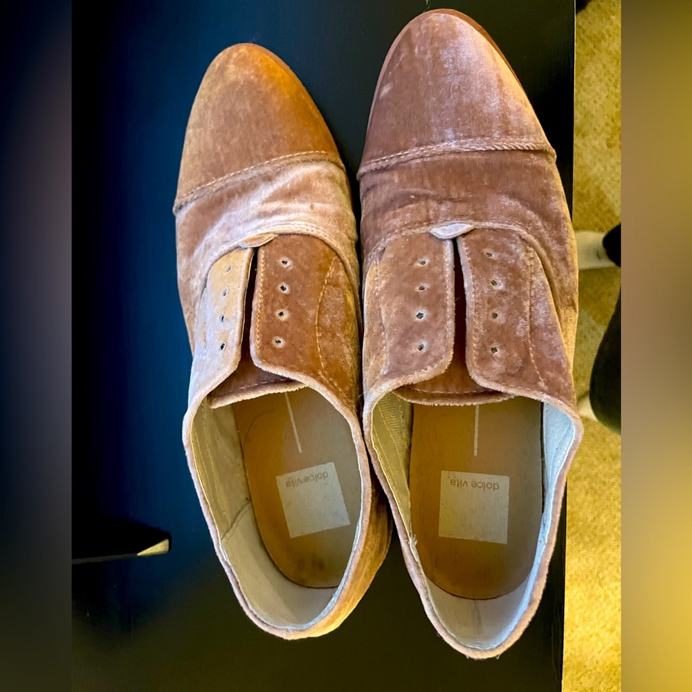 Rose Velvet Dolce Vita Shoes